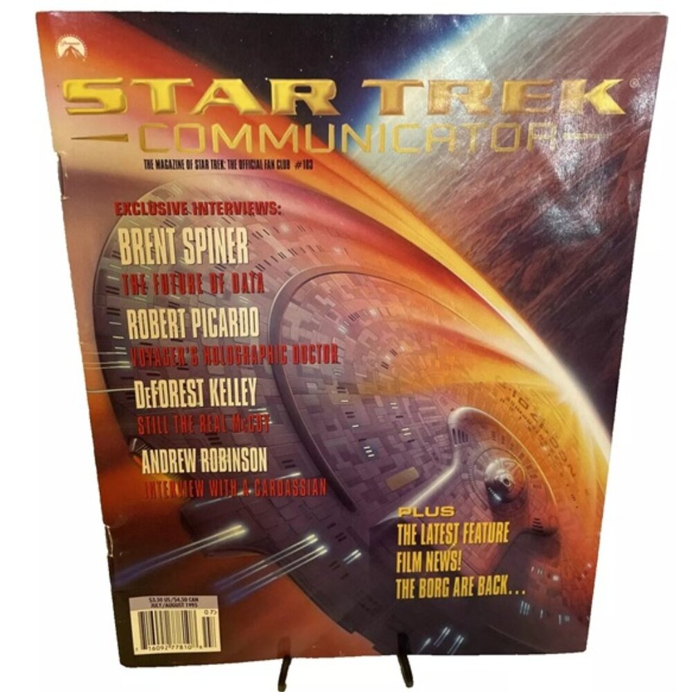 Star Trek Communicator #103 Jul 1995 the Borg Brent Spiner Deforest Kelley